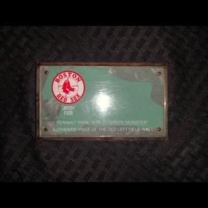 1976 Fenway Park Authentic Piece of Green Monster